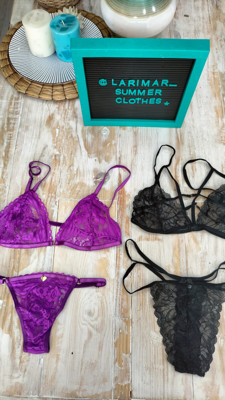 Conjunto lenceria basico