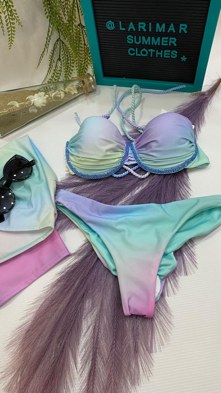 Set degrade agua marina