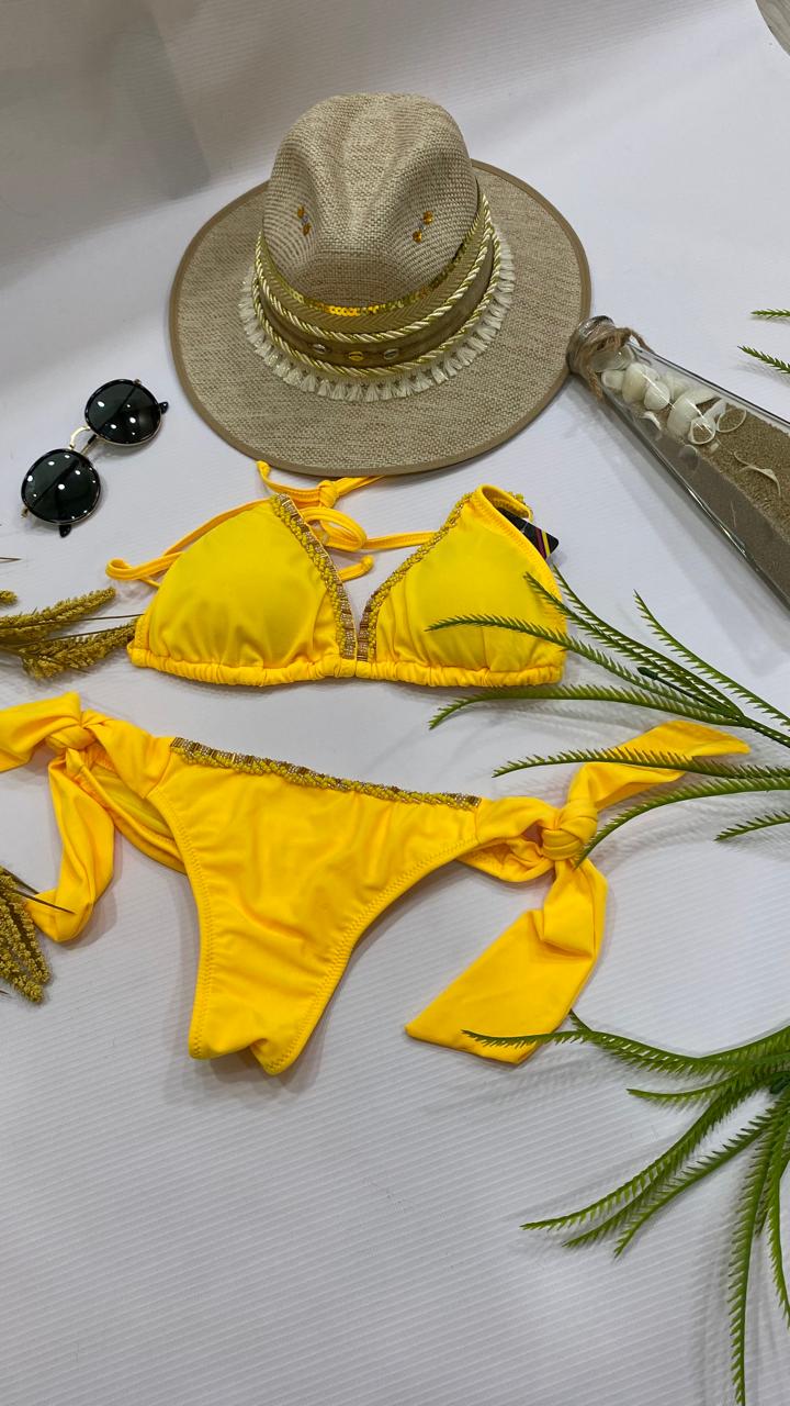 Bikini amarillo mostacilla
