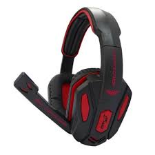 DIADEMA GAMER JYR 023-MV ROJA DOBLE PLUG