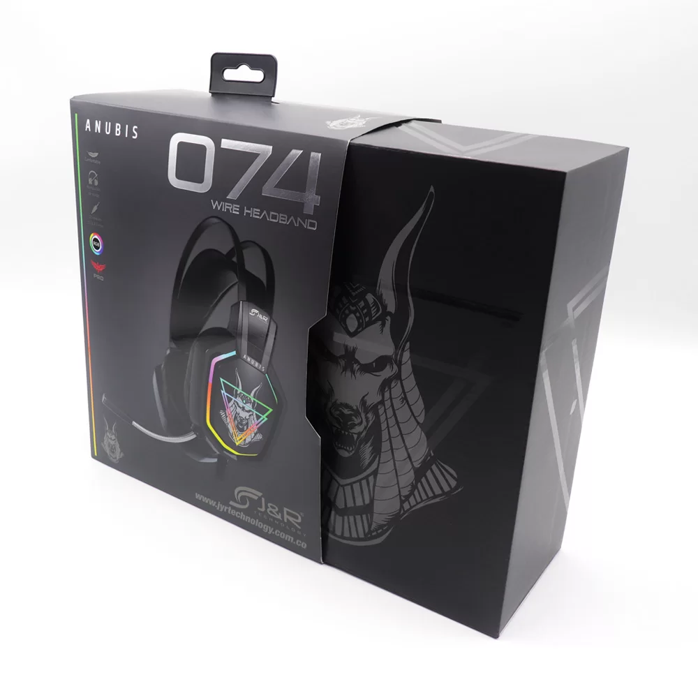 DIADEMA GAMER ANUBIS RGB PLUG 3,5MM 074-MV