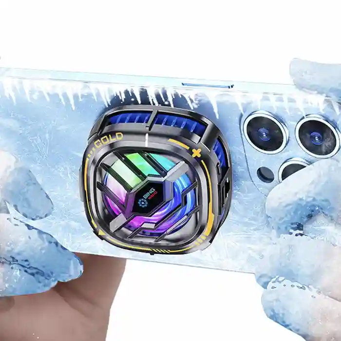 ENFRIADOR DE TELÉFONO CELULAR YANISM RGB MAGNÉTICO PARA IPHONE/ANDROID