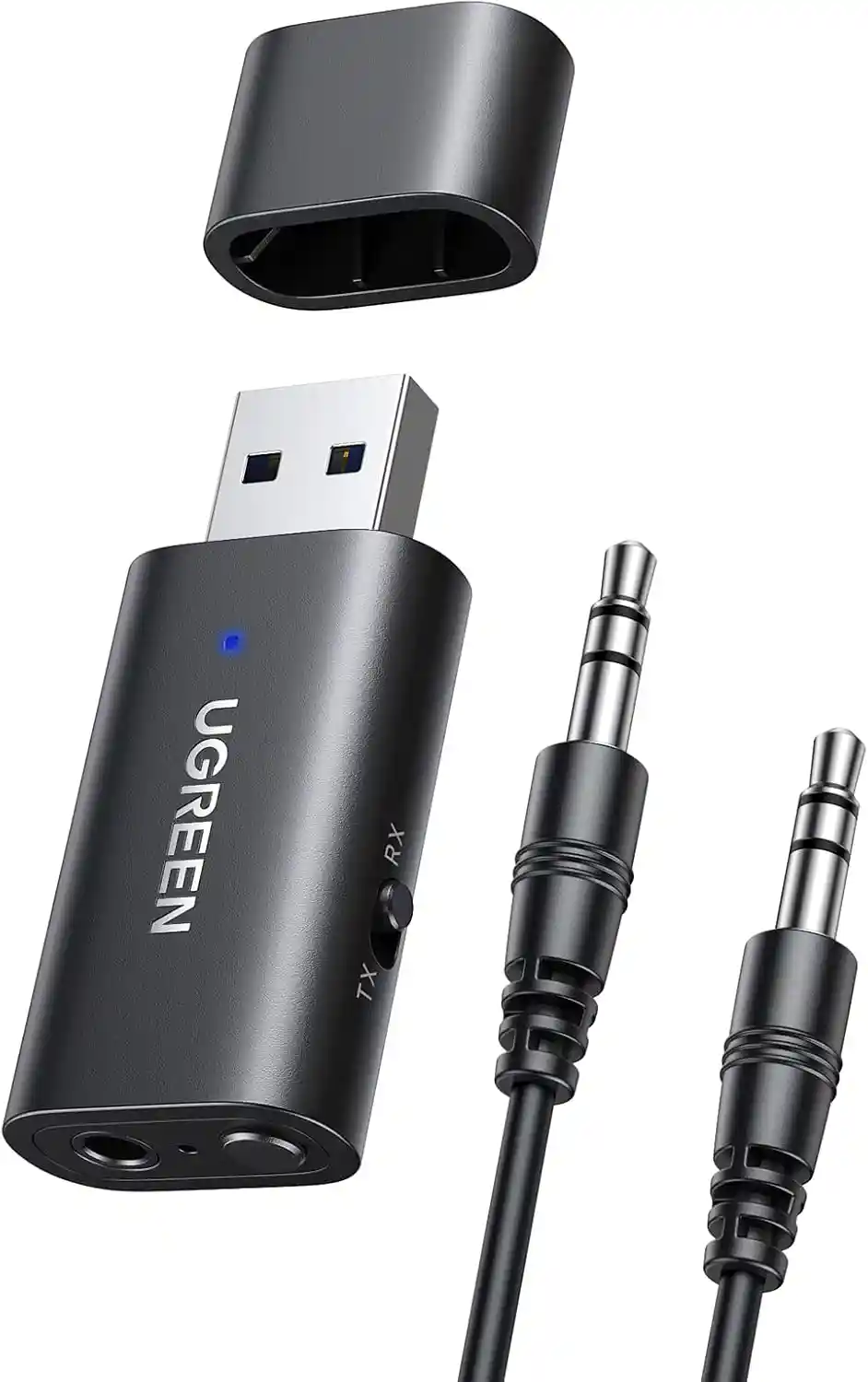 UGREEN 5.1 RECEPTOR TRANSMISOR 2 EN 1 ADAPTADOR USB INALÁMBRICO MICRÓFONO INCORPORADO