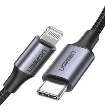 CABLE UGREEN TIPO C A LIGHTNING IPHONE 1M