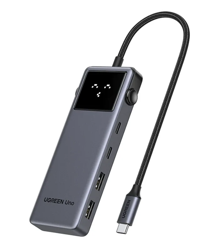 UGREEN UNO HUB USB-C 6 EN 1 CON PUERTOS DE DATOS USB-C Y USB-A DE 10 GBPS 4K A 60 HZ HDMI, 100W