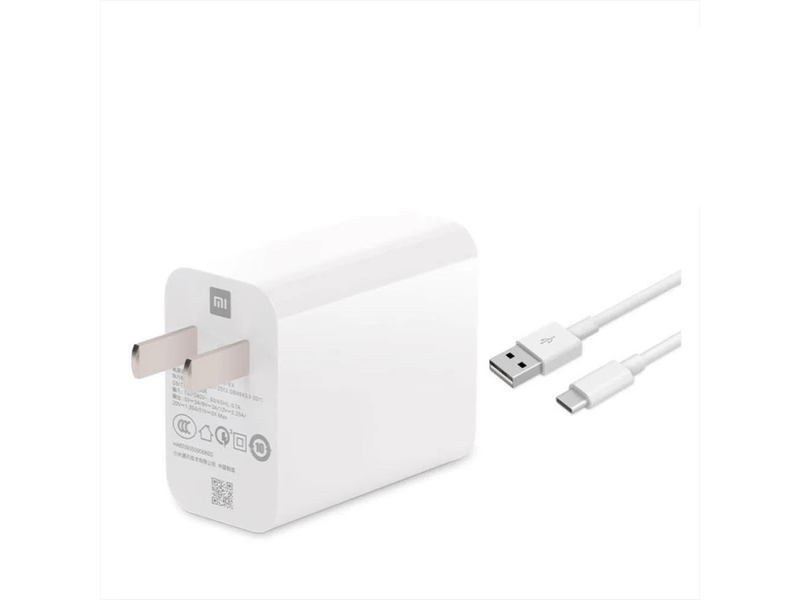 CARGADOR XIAOMI 67W + CABLE USB A C