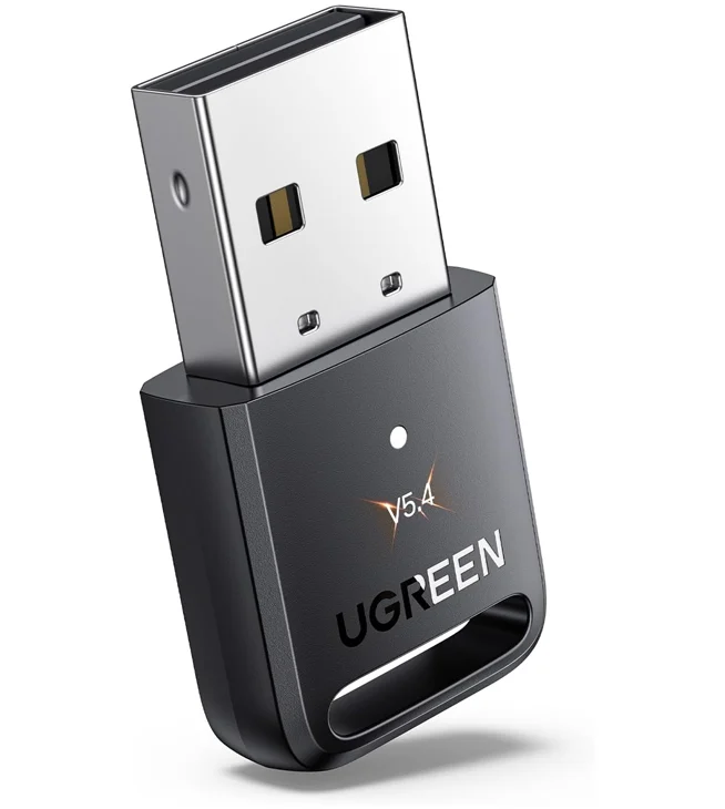 ADAPTADOR BLUETOOTH UGREEN USB 5.4 PARA PC, PLUG & PLAY PARA WINDOWS 11/10/8.1