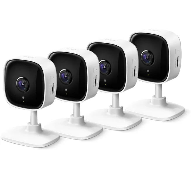 CAMARA WI-FI DE SEGURIDAD TAPO (PACK DE  4) C100 FHD CON DETECCIÓN DE MOVIMIENTO, AUDIO DE 2 VÍAS, SIRENA, VISIÓN NOCTURNA
