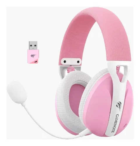 DIADEMAS GAMER HAVIT FUXI-H1 ROSADO