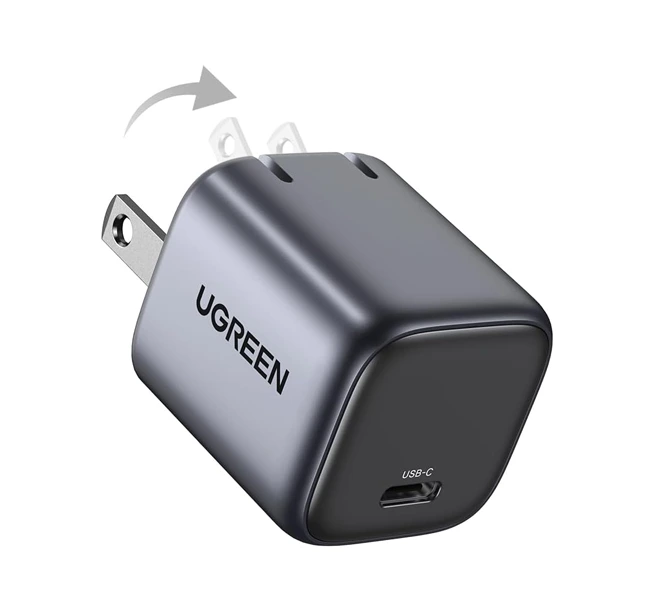 ADAPTADOR DE PARED 30W TIPO C NEGRO UGREEN