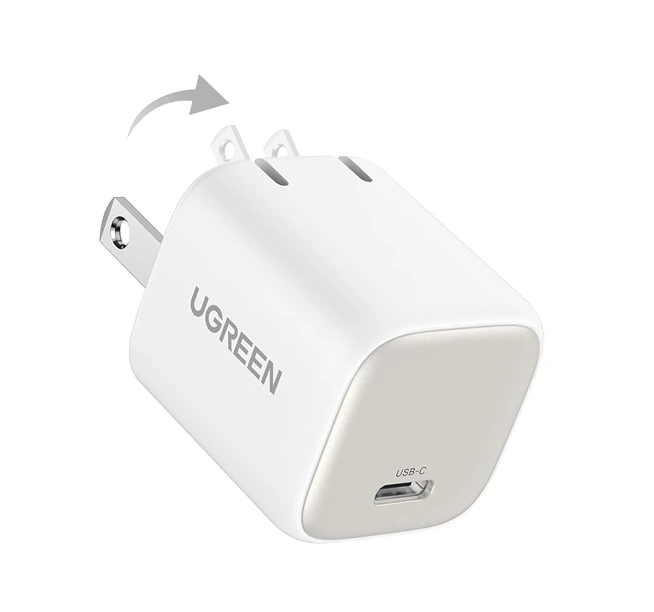 ADAPTADOR DE PARED 30W TIPO C BLANCO UGREEN