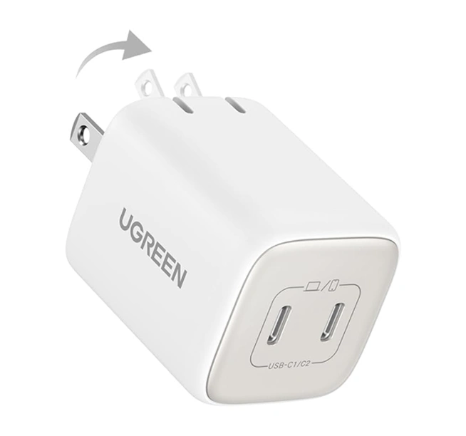 ADAPTADOR DE PARED 45W TIPO C BLANCO UGREEN