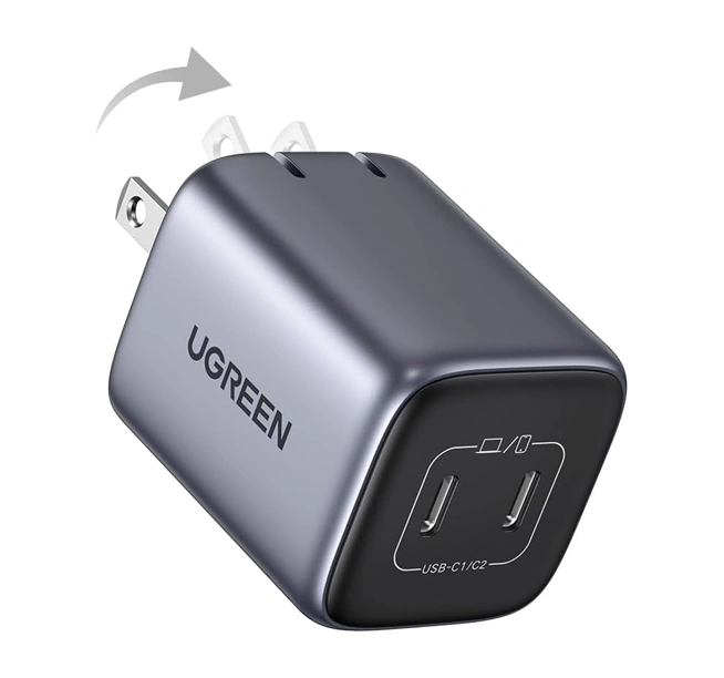 ADAPTADOR DE PARED 45W TIPO C NEGRO UGREEN