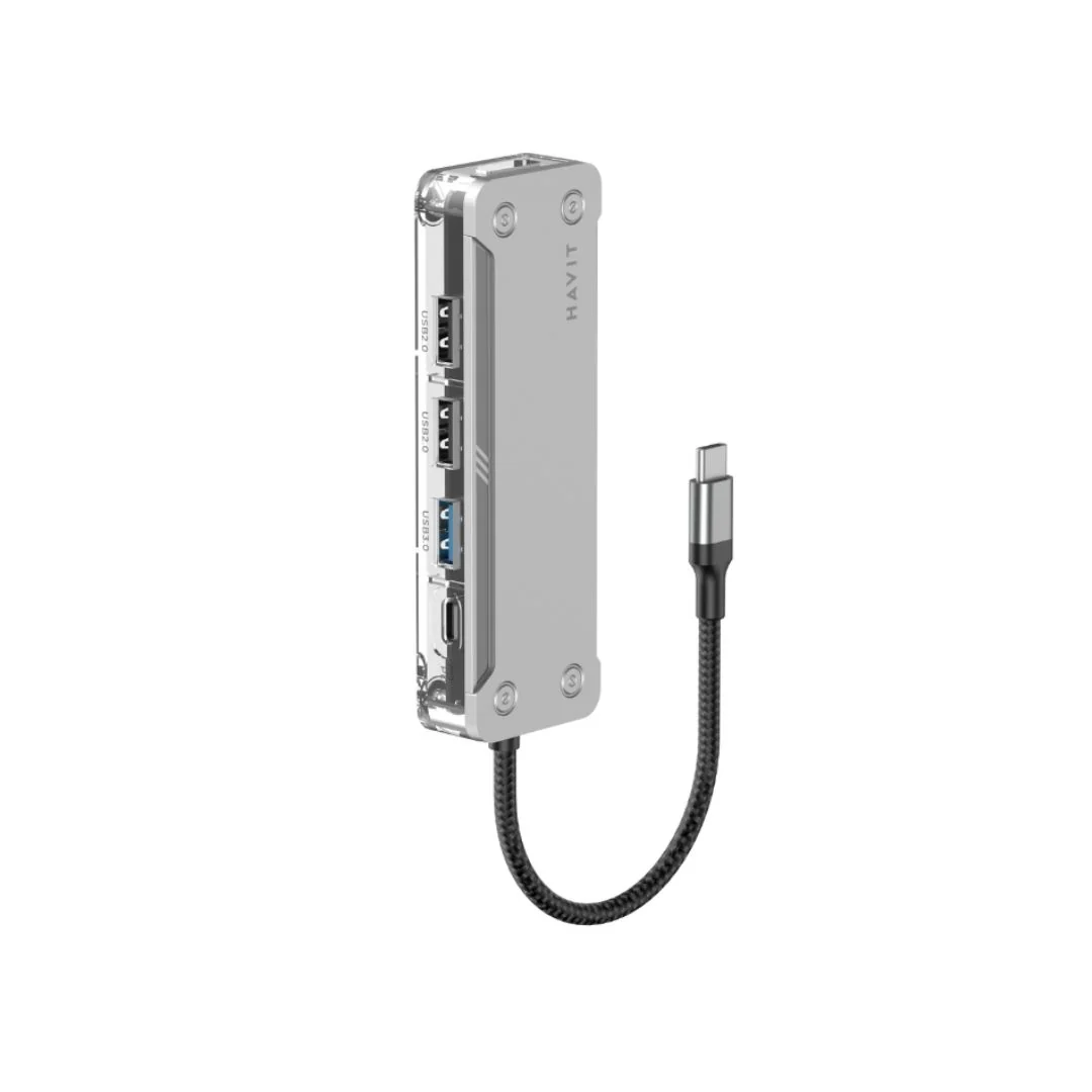 ADAPTADOR HUB TIPO C A USB 2.0 3.0, TIPO C Y HDMI HAVIT