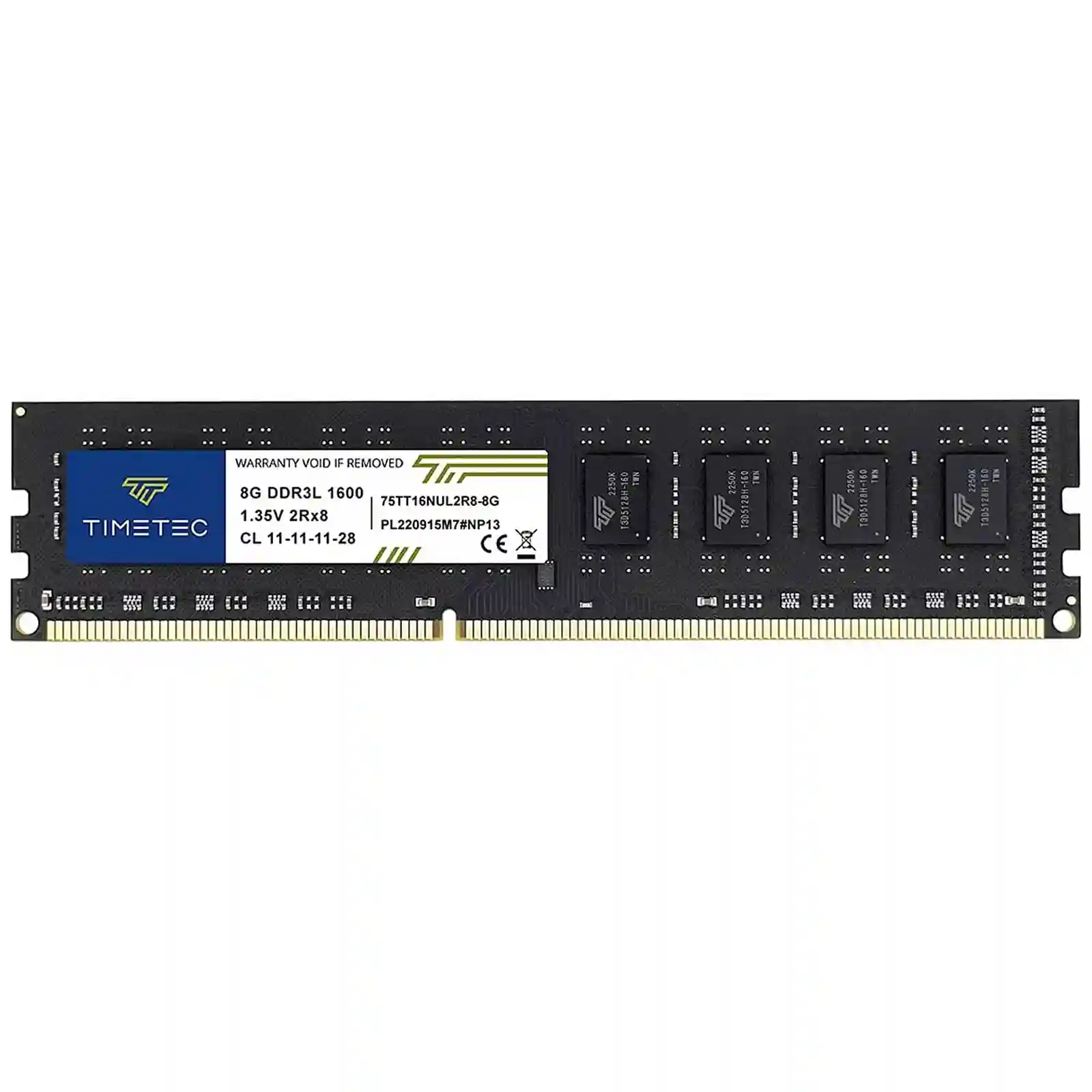 MEMORIA RAM TIMETEC 8GB DDR3 1600 MHZ DIMM