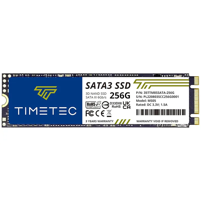 DISCO DURO SSD M.2 2280 TIMETEC 256GB 550 MB/S
