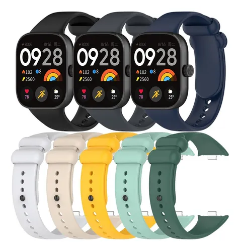 MANILLA SILICONA REDMI WATCH 4, WATCH 5, BAND 8 PRO