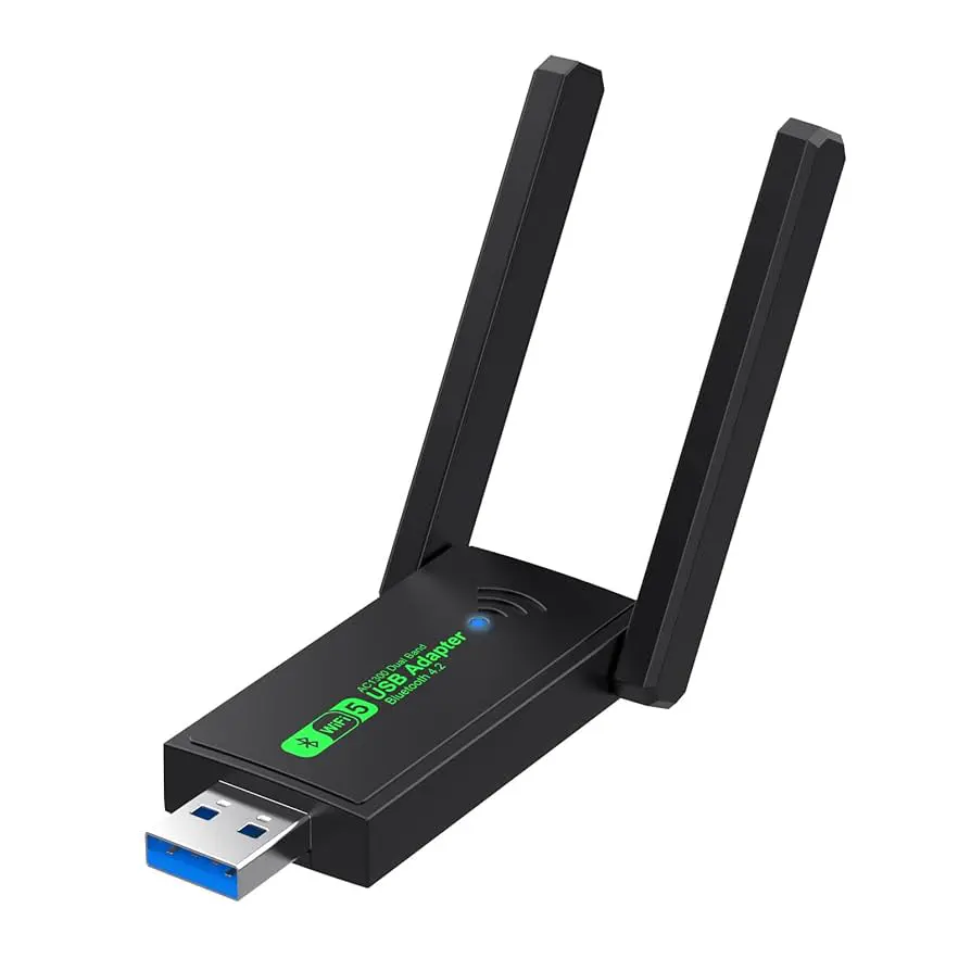 ADAPTADOR USB WIFI DUAL BAND 600 MBPS + BLUETOOTH 5.4