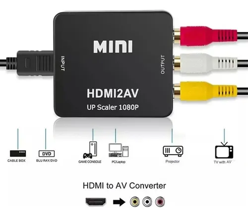 CONVERTIDOR HDMI A RCA JALTECH