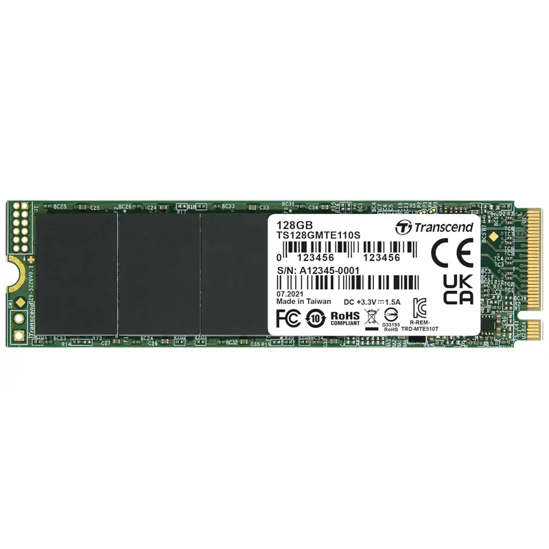 DISCO DURO SSD M.2 NVME 128GB TRANSCEND