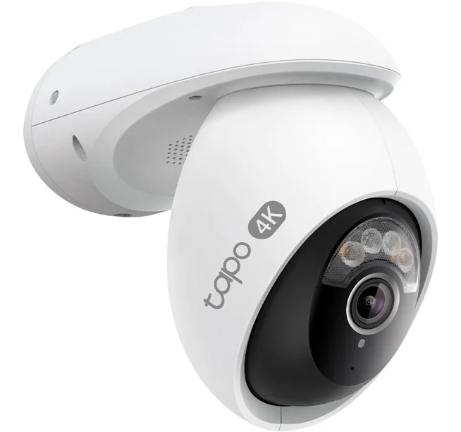 CAMARA WI-FI DE SEGURIDAD TAPO C560WS CON CABLE 4K 8MP PARA EXTERIORES, VISTA DE 360, DETECCIÓN DE IA GRATUITA