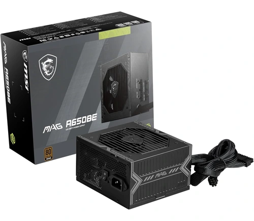 FUENTE DE PODER MSI MAG A650BE 650W REALES 80 PLUS GOLD