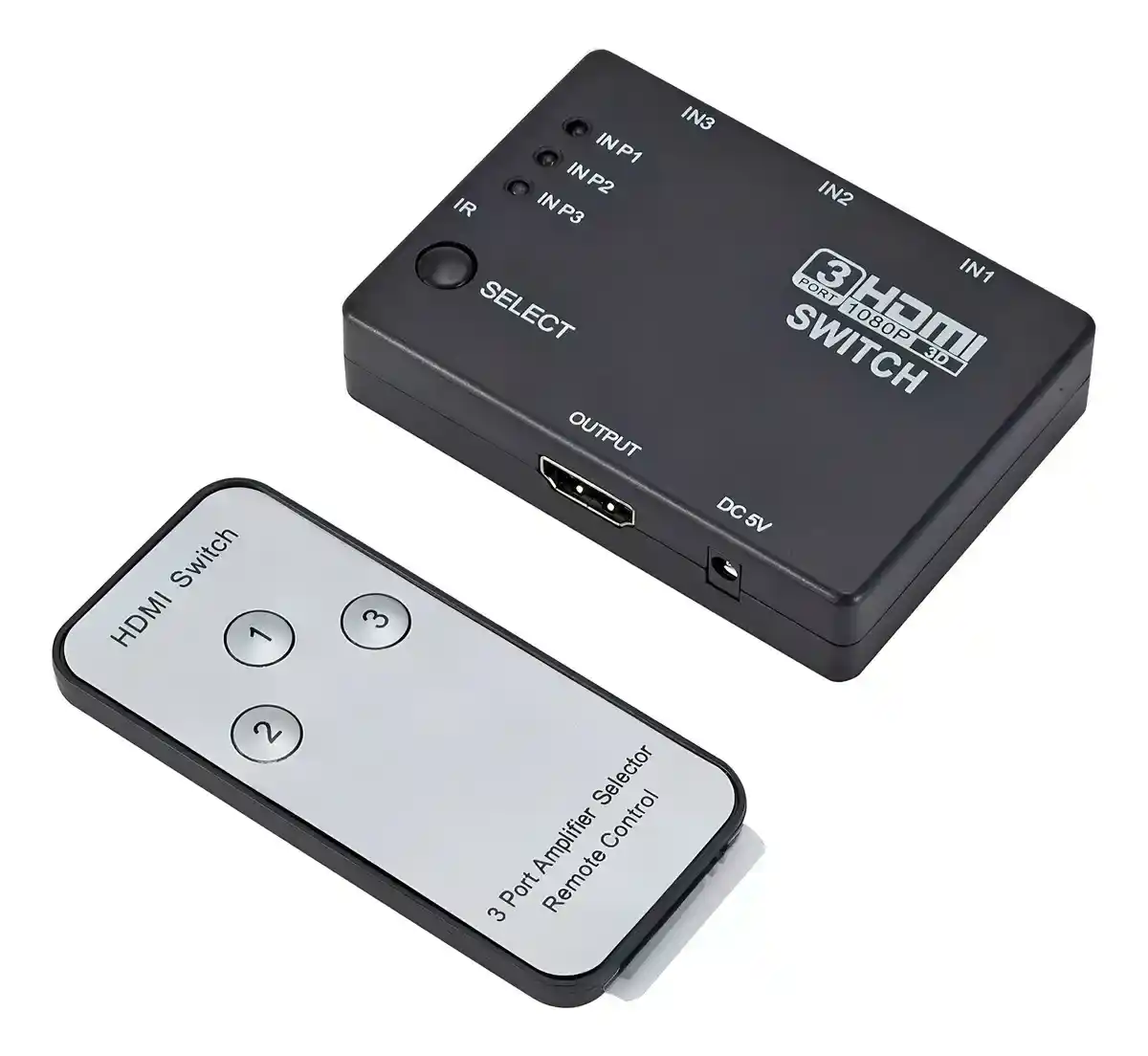 SWITCH HDMI 1080P 3X1 CON CONTROL