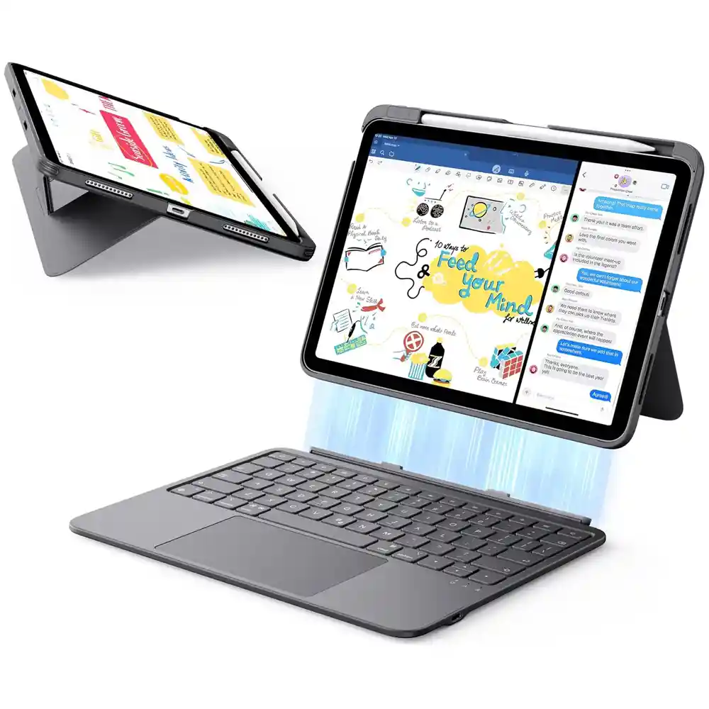 ESTUCHE CON TECLADO DESMONTABLE PARA IPAD 11 (A16)