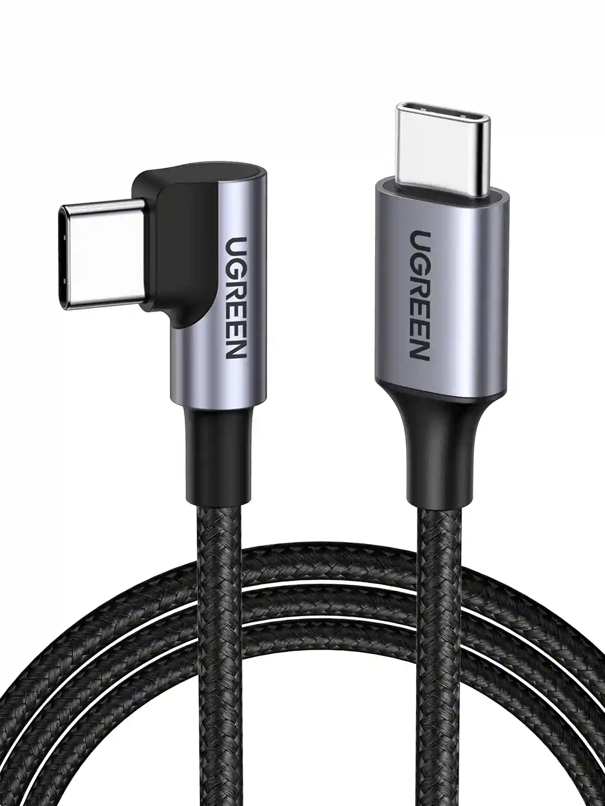 CABLE UGREEN TIPO C A TIPO C 1M 60W NEGRO