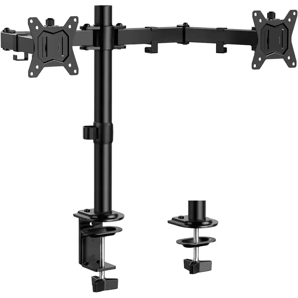SOPORTE DE BRAZO PARA DOS MONITORES AJUSTABLE ERGEAR, PARA PANTALLAS DE 32", MONTAJE VESA EGCM1