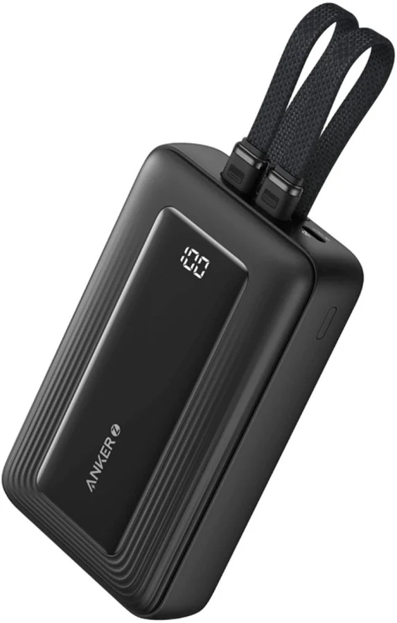 POWER BANK ANKER ZOLO 20000MAH 30W CABLE TIPO C Y LIGHTNING