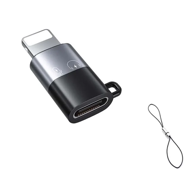 ADAPTADOR DE AUDIO LIGHTNING A TIPO C PARA TELÉFONO DJI MIC MINI, DJI MIC 3 RX PARA IPHONE 14 13 12 11