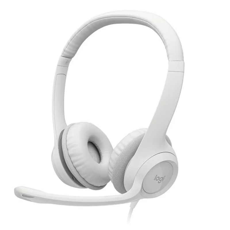 DIADEMA ALAMBRICA LOGITECH H390 USB BLANCO