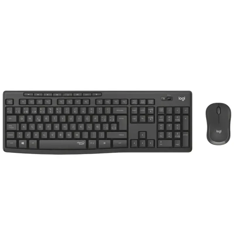 COMBO MOUSE Y TECLADO INALAMBRICO LOGITECH SILENCIOSO MK295