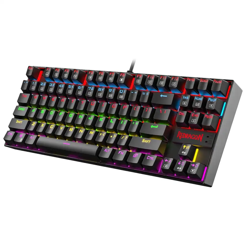 TECLADO MECANICO ALAMBRICO REDRAGON KUMARA K552 75% RED