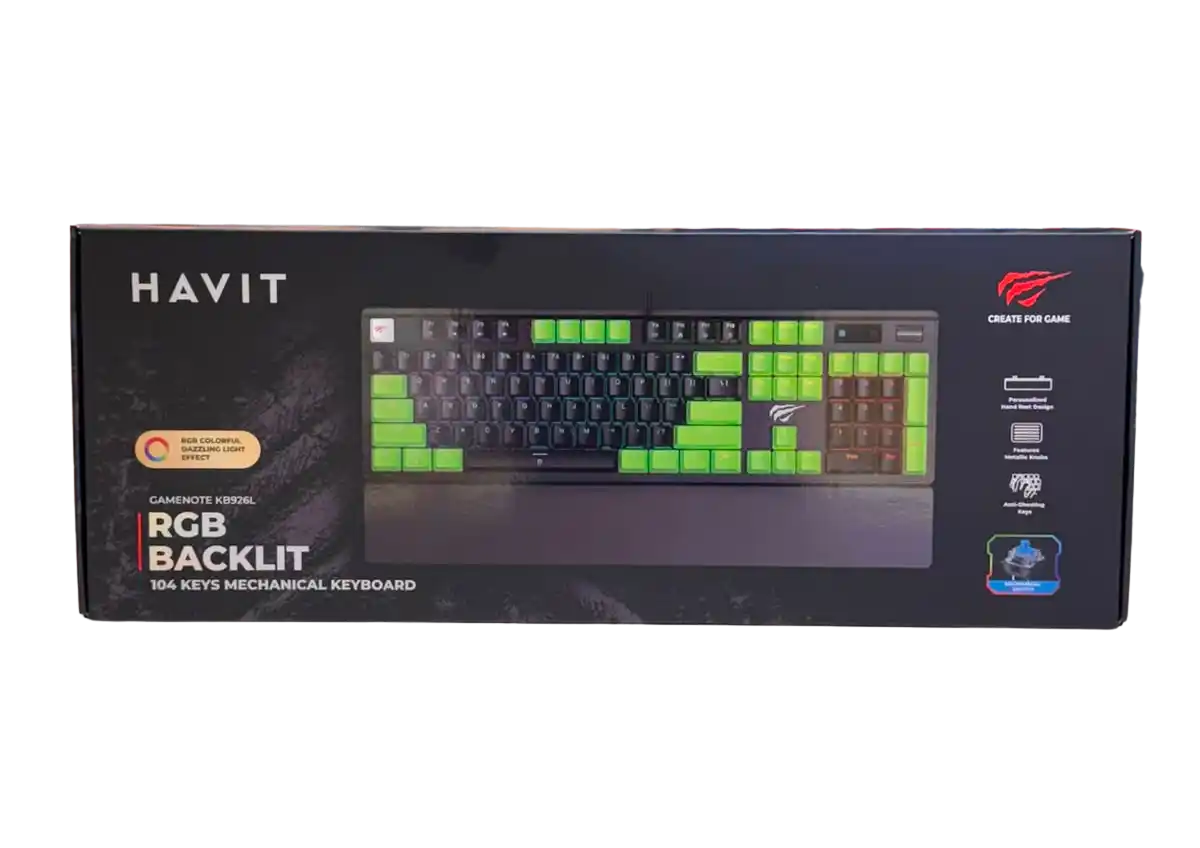 TECLADO MECANICO HAVIT GAMENOTE KB926L