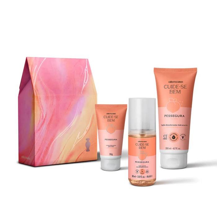 KIT DE  DURAZNO - Crema Hidratante Corporal + Crema de Manos + Splash