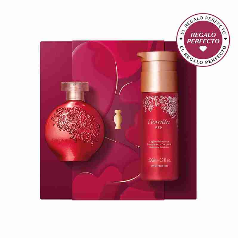 KIT FLORATTA RED - Perfume + Crema Hidratante Corporal