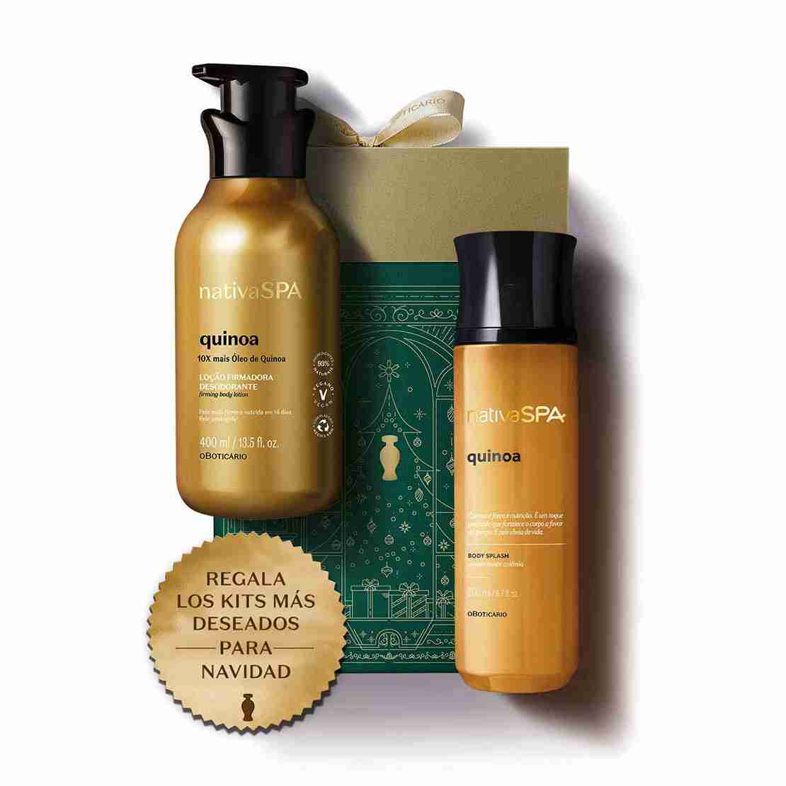 KIT QUINOA - NATIVA SPA - Oleo Hidratante Corporal + Splash
