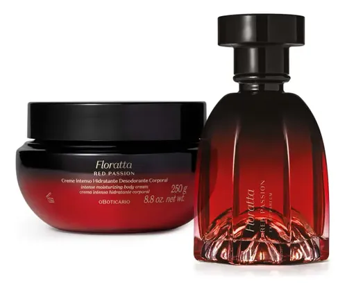 KIT Perfume + Crema Hidratante Corporal Floratta Red Pasión