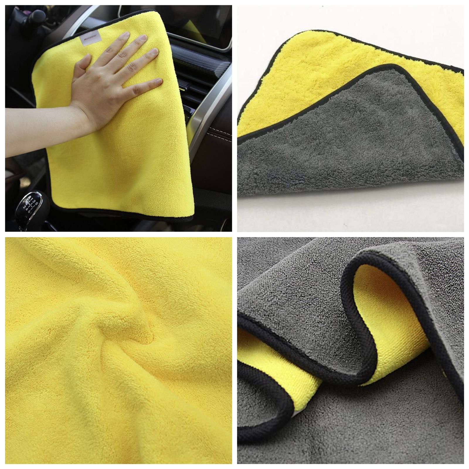 TOALLA 30*30 AMARILLO