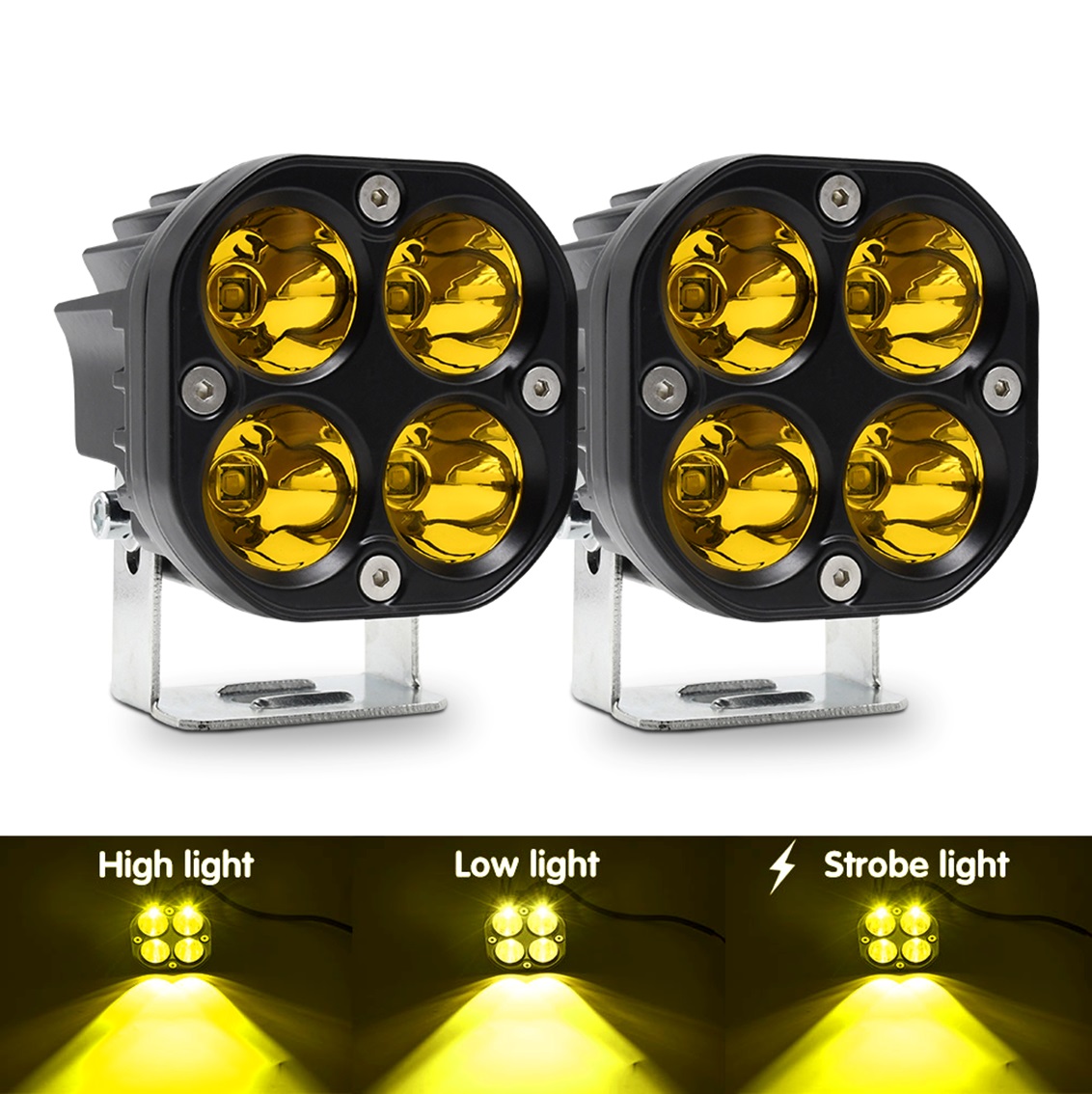 HALOGENO 3" FALSHEO AMARILLO