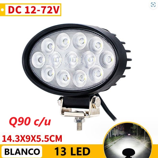 HALOGENO 10LED OVALADO 12-24V