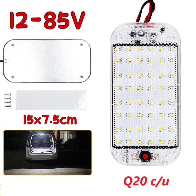 LUZ TECHO CON CASCARA 12-85V