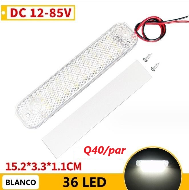 LUZ TECHO 36LED MINI 12-24V PAR