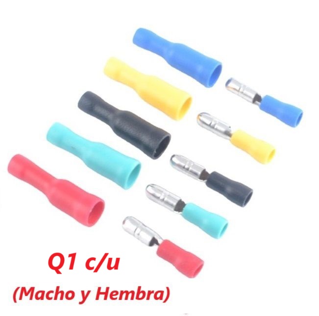 TERMINALES ELECTRICAS PARA CABLE ROJO/NEGRO