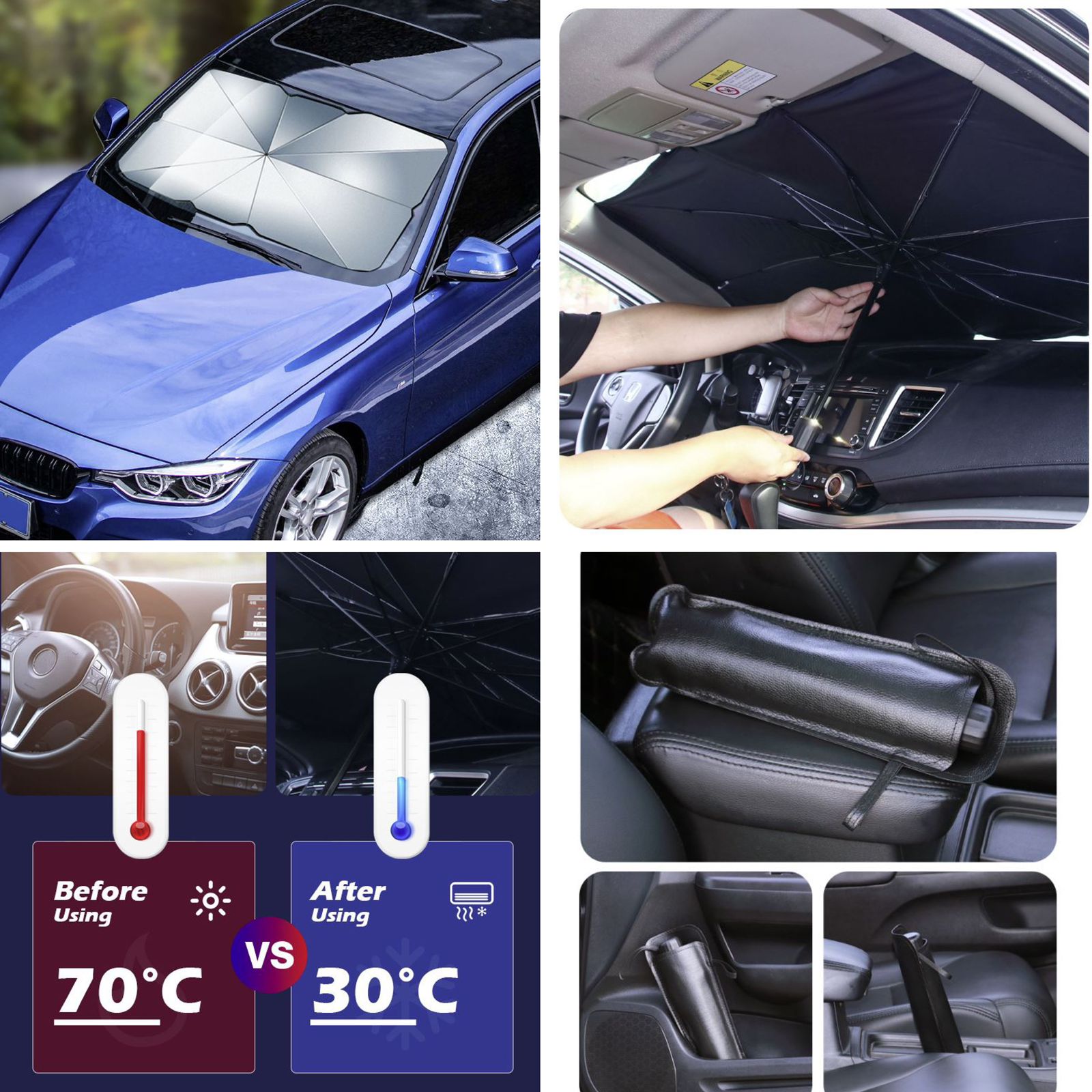 PARASOL PARA PARABRISAS DE CARRO 145*79MM