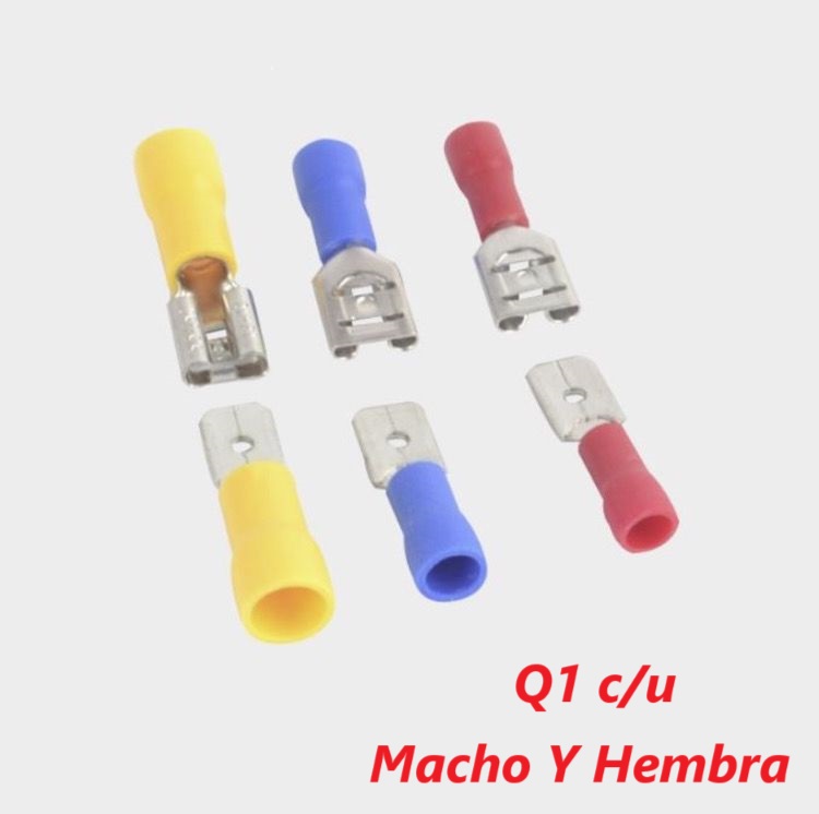 TERMINALES ELECTRICAS PARA CABLE ROJO/AZUL/AMARILLO