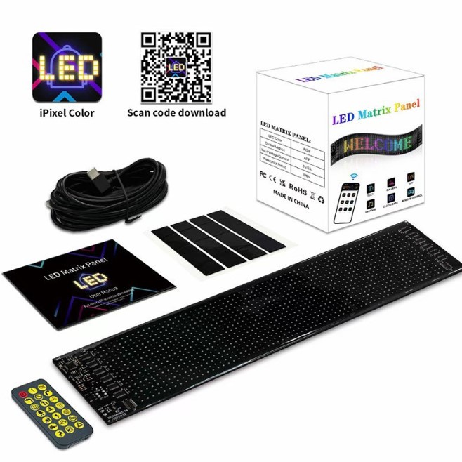 LETRERO LED FLEXIBLE 37.4X9.2CM