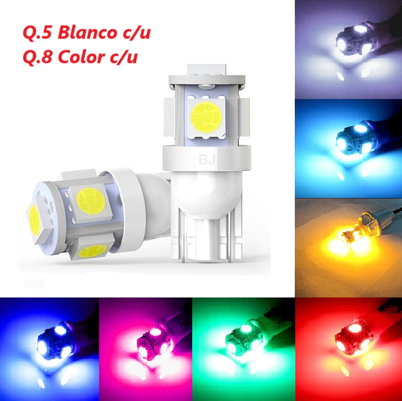 T10 5050 5SMD COLOR UNIDAD